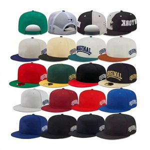 หมวกแก๊ปทรงแบนแบบ Snapback ปักลาย 3 มิติ โลโก้แบบนูน สั่งทำได้  สำหรับฮิปฮอป  แบบ Unisex - Product Image 1