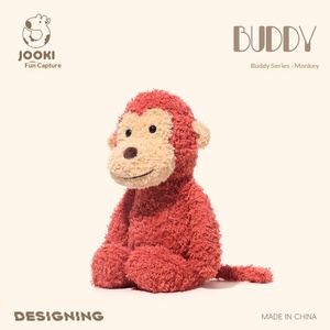 Lindo Peluche de Mono BUDDY, Muñeco de Peluche de Poliéster Súper Suave, Compañero para Dormir, Pequeño Mono de Peluche para Unisex - Product Image 2