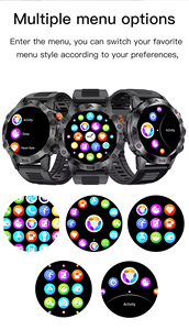 Nouveau 1.53 pouces MT43pro montre intelligente fréquence cardiaque oxygène sanguin BT appel Fitness Tracker IP68 étanche Smartwatch - Product Image 3