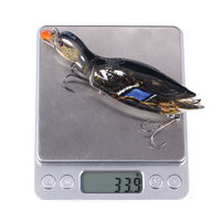 Vente en gros d'appâts durs artificiels JM101 13cm 35g leurres de pêche flottants en forme de canard réalistes multi-articulés