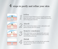 Exfoliant à l'acide glycolique pour les points noirs, masque Facial Aha, soin de la peau, comédons