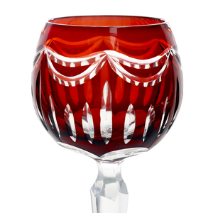 Богемный Чешский цветной бокал для вина ручная вырезка старомодный бокал для красного вина посуда для свадебной вечеринки бар - Product Image 4