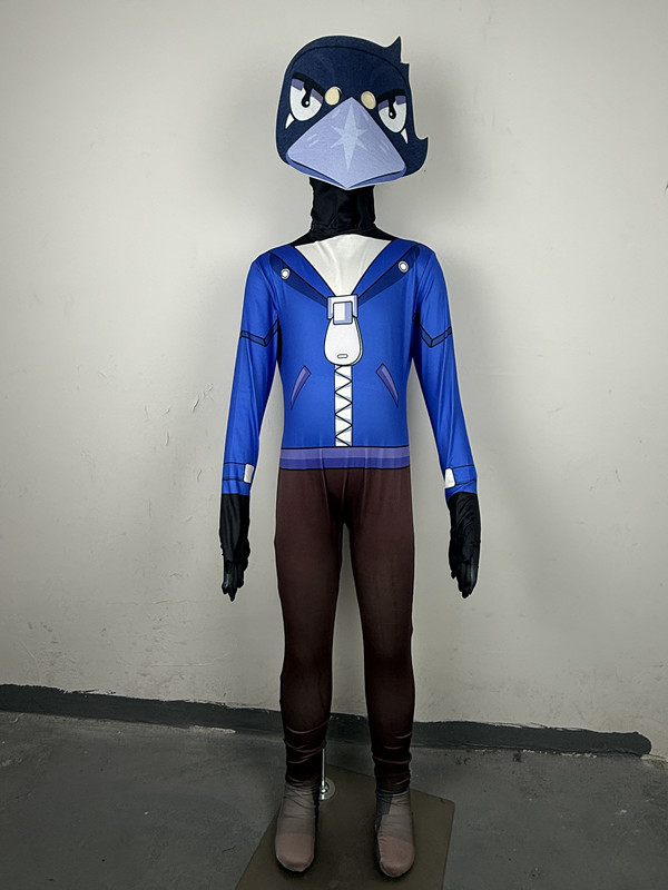 Blue tight-fitting garment 3