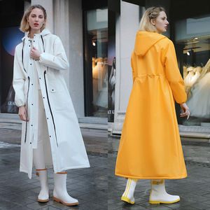 À la mode léger imperméable dames imperméable corps complet à capuche adulte pour <span class=keywords><strong>Poncho</strong></span> pour la randonnée pour EVA voiture électrique <span class=keywords><strong>pluie</strong></span> - Product Image 3