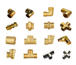 Raccord de tuyau en laiton et cuivre à surface lisse, connecteur 4/6/8/10/12/14/16/19mm pour raccords de tubes d'eau - Product Image 1