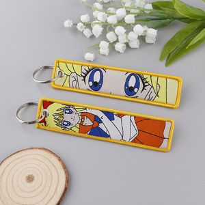 13 Llaveros <span class=keywords><strong>de</strong></span> Diseño Nuevo y Alta Calidad con Bordado <span class=keywords><strong>de</strong></span> Anime Sailor Mars para Decoración <span class=keywords><strong>de</strong></span> Mochilas - Product Image 4