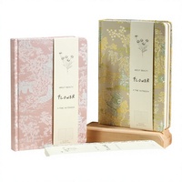 Carnet de notes A5 à couverture rigide en tissu à rainures, agenda imprimé, journal étudiant, journal de style chinois, cadeau, 100 feuilles