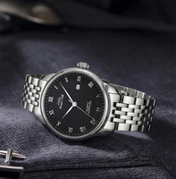 Montre à quartz Time PR Miyota Movement 2115 pour homme, verre saphir, étanche 3ATM, surface lumineuse, montre pour homme tendance