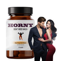 Capsule de Maca et d'Herbe de Chèvre Cornée (Horny Goat Weed) OEM/ODM pour la Santé Immunitaire et l'Équilibre Énergétique des Adultes - 1000mg