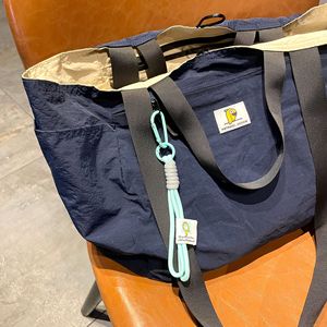 Porte-clés en corde tressée tissée à la main, style simple, étui de téléphone portable portable avec pendentif tendance de niche, couleur contrastée, bricolage - Product Image 3