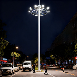 Iluminación <span class=keywords><strong>LED</strong></span> para Estadios, Mástil de Alta Potencia con Altura de Elevación de 8 Metros para Campos de Fútbol Escolares, Canchas de Baloncesto e Iluminación Exterior - Product Image 2