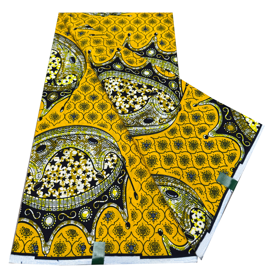 Wholesale Popular Veritable Ankara Fabric African Wax Print Batik 100% Cotton Fabrics 6 Yards for Sewng Garment