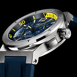 Montre de sport et de mode I&W CARNIVAL, mouvement quartz <span class=keywords><strong>Seiko</strong></span> <span class=keywords><strong>VK64</strong></span>, boîtier en acier inoxydable, bracelet en caoutchouc, résistance à l'eau 50m, cadran 42mm - Product Image 2