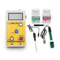 Portable Digital Temperature&pH 3in1 Tester Engine Replaceable Electrode 100L/Hour Filtration for Water Quality Laboratory