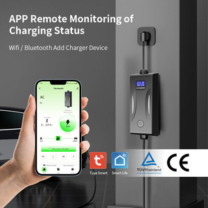 Station de recharge portable OLINK AC EVSE 32A avec contrôle par application, compatible GBT NACS, chargeur de véhicule électrique 7 kW - Product Image 1