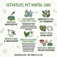 Additif buccal pour animaux de compagnie 100ml – Défense contre le tartre – Sans cruauté – Formule personnalisée – Fournisseur