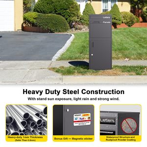 Tùy chỉnh nhà hiện đại thông minh chuyển phát nhanh bưu kiện nhỏ thư thả Bưu Chính đứng ngoài trời bài letterbox bao bì an toàn hộp - Product Image 3