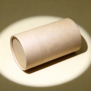 Emballage cosmétique moderne et écologique, tube en carton personnalisé imprimé, emballage de boîte cylindrique pour bougies - Product Image 6