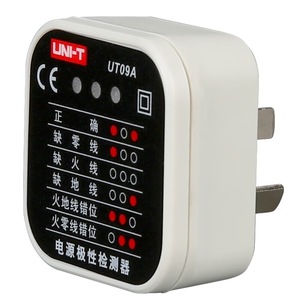 ยูนิ-ที UT09A เครื่องทดสอบขั้วไฟฟ้า เครื่องตรวจสอบเต้ารับไฟฟ้า - Product Image 3