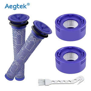 5 pièces par paquet, 2 filtres HEPA post-filtre, 2 pré-filtres, 1 <span class=keywords><strong>brosse</strong></span> pour <span class=keywords><strong>aspirateur</strong></span> <span class=keywords><strong>Dyson</strong></span> V8 Absolute <span class=keywords><strong>Animal</strong></span>, <span class=keywords><strong>V7</strong></span> Absolute Motorhead <span class=keywords><strong>Animal</strong></span> - Product Image 1