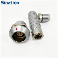Connecteur circulaire étanche autobloquant Sinztion 90 à pousser/tirer, compatible avec la série FHG K Aviation