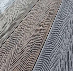 Tarima de Exterior Impermeable WPC para Terraza, Madera Plástica Compuesta, Baldosas de Madera con Grano 3D, Enclavables - Product Image 4