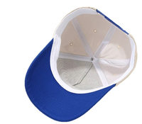 Gorra de Béisbol Personalizada al por Mayor, de Dos Tonos, sin Estructura, de Algodón, Estilo Vintage, con Perlas, para Regalo Corporativo, con Impresión de Logotipo y Bordado Deportivo