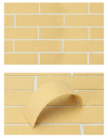 Revêtement mural extérieur en pierre flexible, feuille de pierre flexible, tuile en argile MCm, revêtement durable, revêtement en briques, revêtement en pierre