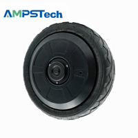 Moteur de roue servo sans balais à arbre unique AMPSTech 10 pouces 48VDC 30Nm IP67 étanche, charge utile 500KG pour robot AGV extérieur