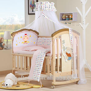 Детская деревянная кроватка с несколькими функциями - Product Image 2