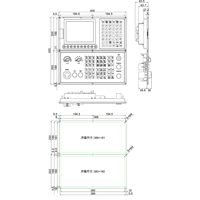 Contrôleur CNC de haute précision à 5/3 axes FINGER CNC 8 pouces RT Linux Rtcp pour machine de fraisage avec axes X/Y/Z