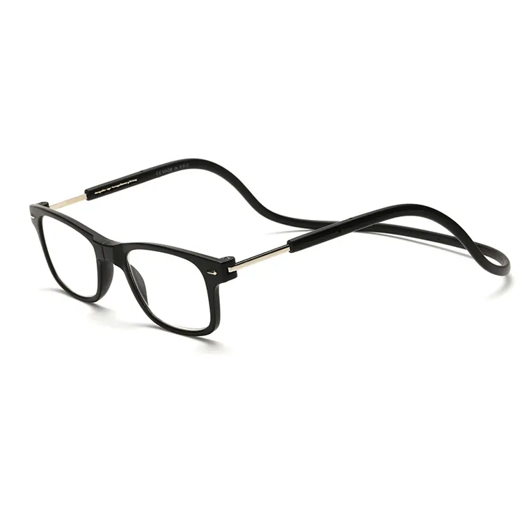 Kacamata Baca Tali Panjang Hitam Mode Grosir Baru Bingkai Optik Buatan Tangan