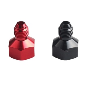 Adaptador de aleación de aluminio AN8 a AN6, AN10 a AN8, AN12 a AN10, rojo y negro, para conversión de manguera de enfriador de aceite - Product Image 4