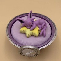 Eevee Ninetales figurine endormie Poké Ball étain PVC décor de bureau à collectionner avec Pikachu animation japonaise boîtes mystères