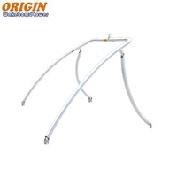 Tour de wakeboard Origin Advancer Tube de 2.25 "Tour de bateau pliable à revêtement blanc