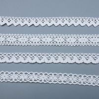 Garniture en dentelle au crochet 100% coton pour vêtements pour femmes Vente en gros en usine