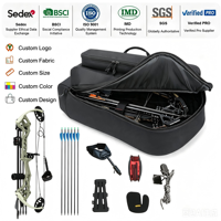 Étui de transport pour arc personnalisé 56-76L, léger, imperméable, en tissu Oxford, avec blocage RFID, TCS, pour la chasse en extérieur, décontracté, de luxe, portable