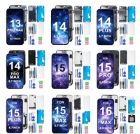 Fournisseur chinois – Assemblage numériseur tactile OLED souple avec IC portable pour iPhone 12-17 Pro Max Plus 16E 17E – Haute luminosité