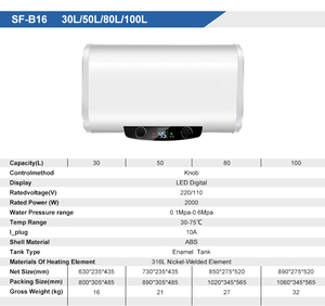 <span class=keywords><strong>Chauffe</strong></span>-<span class=keywords><strong>eau</strong></span> électrique compact 30/50/80/100L Classe A+ à haute efficacité énergétique pour cuisine, salle de bain, hôtels, voitures, petits appartements - Product Image 3