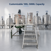Mélangeur à engrenages en acier inoxydable 1T 2T 3T 5T pour ligne de production de détergent liquide et de shampoing