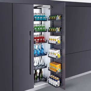 Stainless steel cabinet hardware <strong>kitchen</strong> <strong>storage</strong> basket tall <strong>unit</strong> - Product Image 4