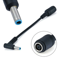 Adaptateur de chargeur DC de 7,4*5,0 mm à 4,5*3,0 mm, câble de remplacement pour connecteur d'alimentation DC pour HP Blue Tips
