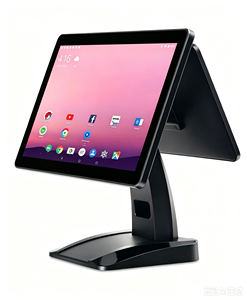 Sistema POS HS-ST54 con <span class=keywords><strong>Grande</strong></span> Cassetta Portadenaro, Registratore di <span class=keywords><strong>Cassa</strong></span>, Stampante Bluetooth 80mm, Schermo Doppio da 15 Pollici, CPU 3568, Memoria 4GB+64GB - Product Image 2