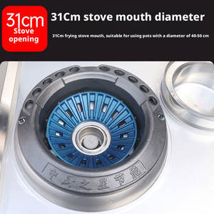 Cuisinière à gaz haute puissance HELAXEN - Spécifique aux restaurants - Certifiée 3C - <span class=keywords><strong>Plaque</strong></span> <span class=keywords><strong>de</strong></span> <span class=keywords><strong>cuisson</strong></span> réfractaire - Facile à nettoyer - Garantie <span class=keywords><strong>de</strong></span> 1 an - Product Image 6