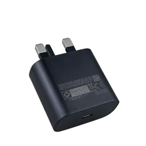UK Plug Originele 25W Super Snelle Oplader Usb Type C Plug Uk Pd Wall Oplader 25W Voor Samsung S20 S21 S22 Note 10