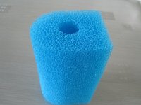 Élément filtrant en mousse de polyuréthane de qualité supérieure 15-80ppi à cellules ouvertes, couleur noire, avec charbon actif, feuille d'éponge aérienne haute densité