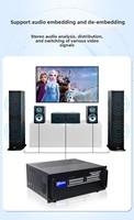 Hardrock Industrial Grade Metal 18x18 Single Channel Switching Matrix 110-260V 4U 21W Model WS-QC-X16 untuk Dukungan 4K HDBaseT