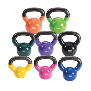 Mancuernas de neopreno para Fitness en casa para mujer, con revestimiento de <span class=keywords><strong>vinilo</strong></span> de hierro fundido, Kettlebell - Product Image 1