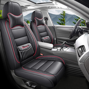 Accessori interni auto 2022 di dimensioni universali in pelle di lusso coprisedile auto 3d designer di marca set completo per mercedes benz bmw - Product Image 2