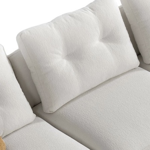 Ensemble de meubles modulaires multi-sièges de style moderne européen minimaliste Chesterfield canapés en tissu éponge pour le salon d'hôtel - Product Image 5